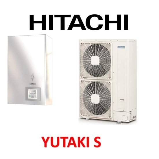 Illustration de la pompe à chaleur air-eau HITACHI Yutaki S